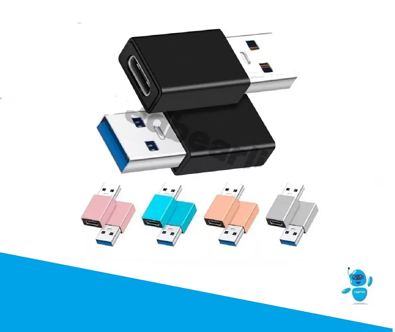 Adaptador Usb Macho A Usb Tipo C